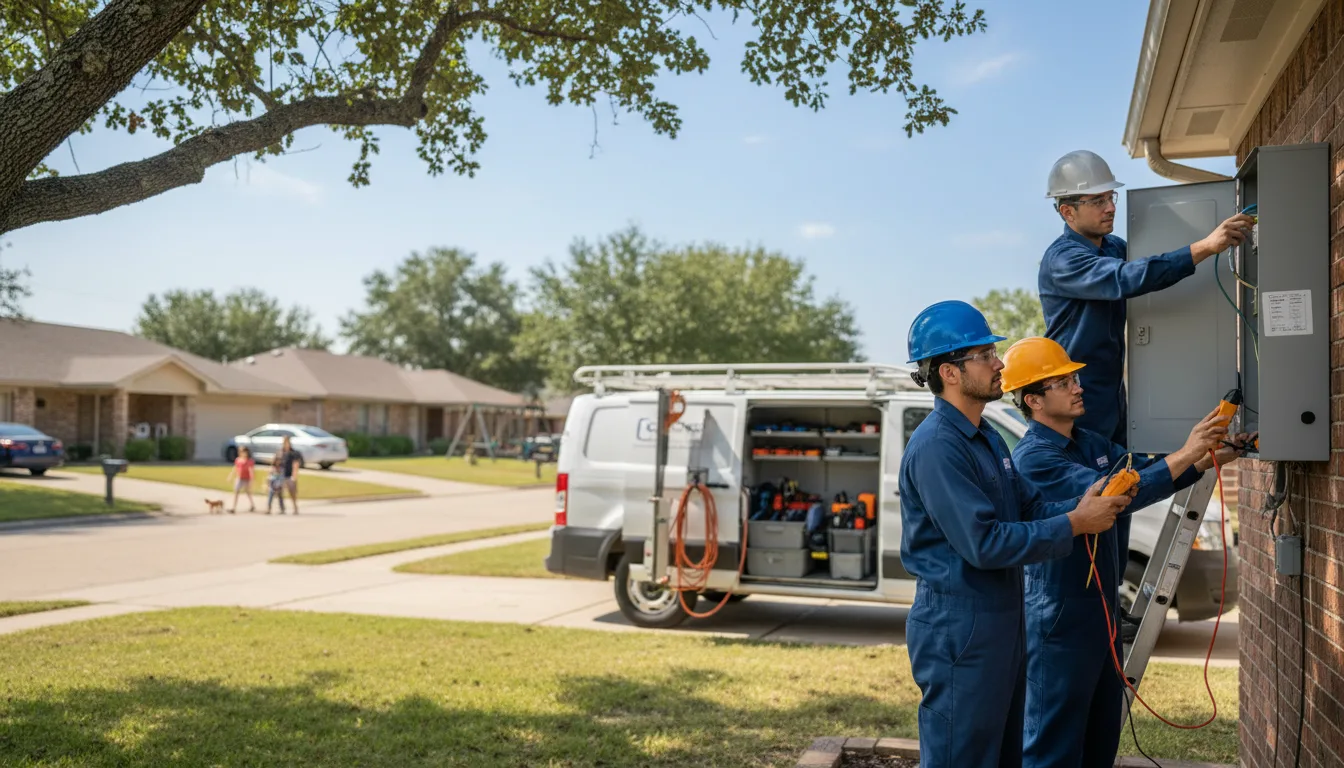Certified electrician providing emergency electrical services in Strabane, PA